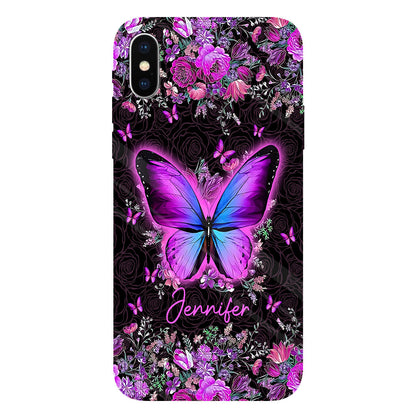 Butterflies - Personalized Butterfly Full Print Phone Case