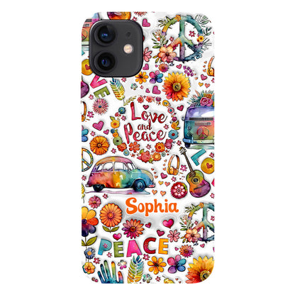 Personalized Hippie Soul Full Print Phone Case