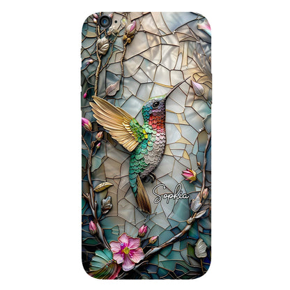 Personalized Artistic Hummingbird Full Print Phone Case