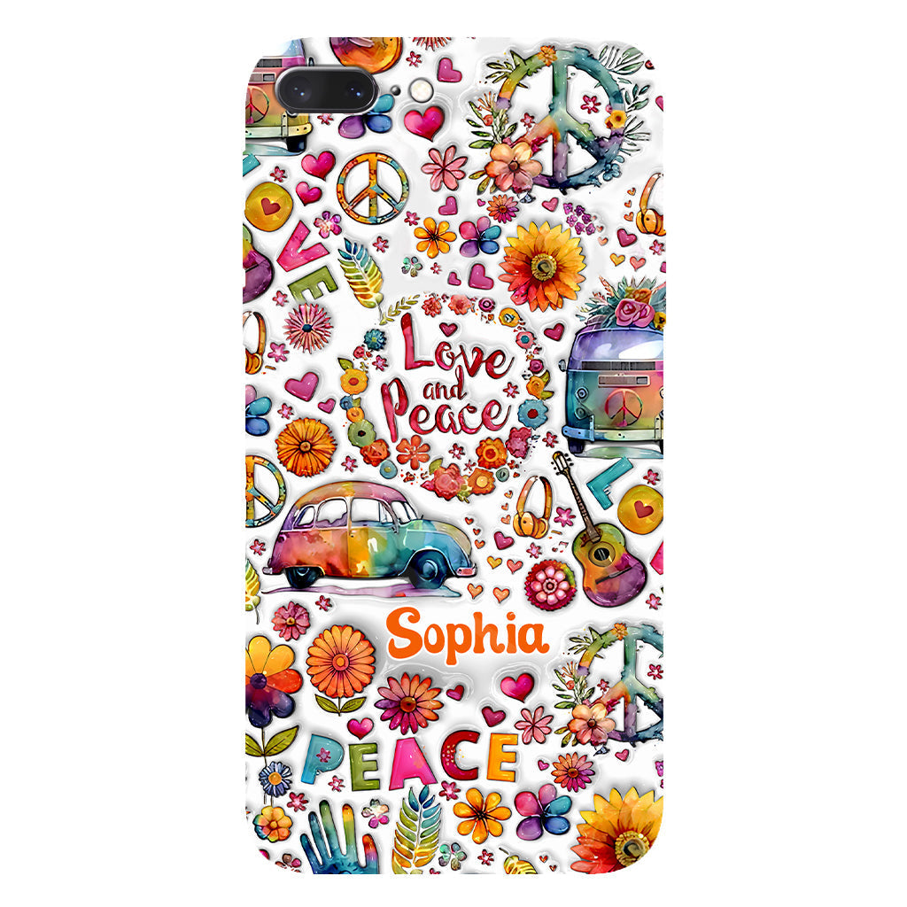 Personalized Hippie Soul Full Print Phone Case