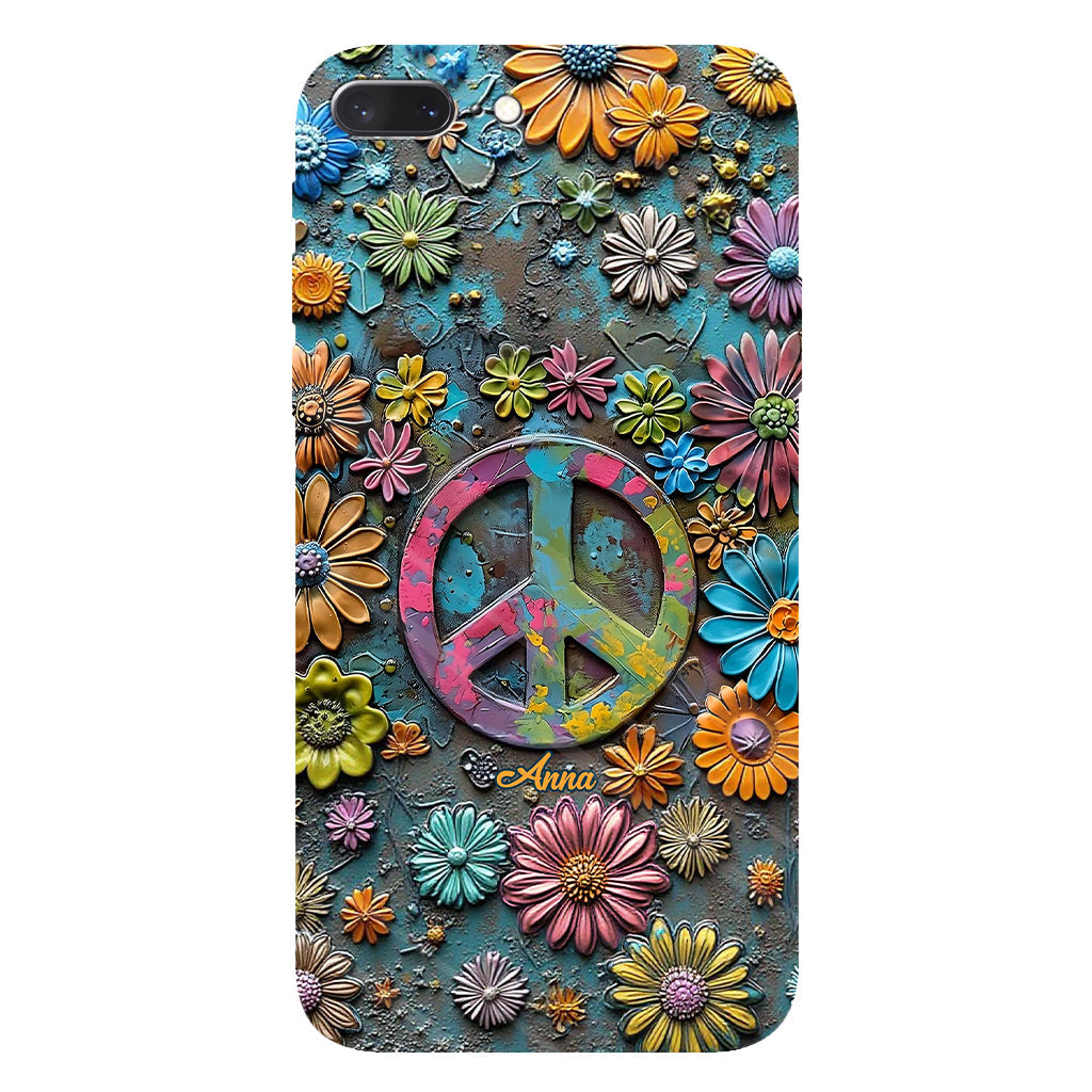 Hippie Vibes - Personalized Hippie Full Print Phone Case