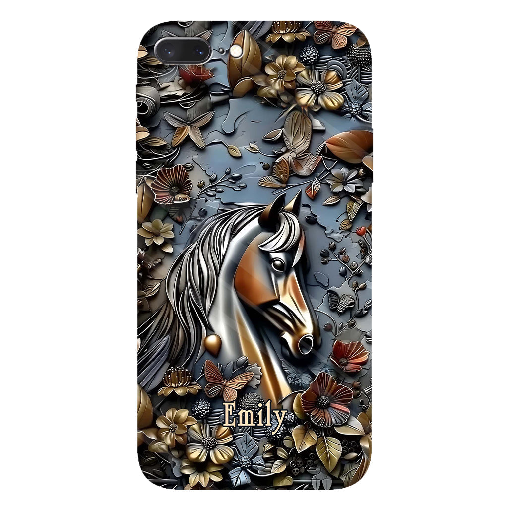 Personalized Stunning Horse Full Print Phone Case