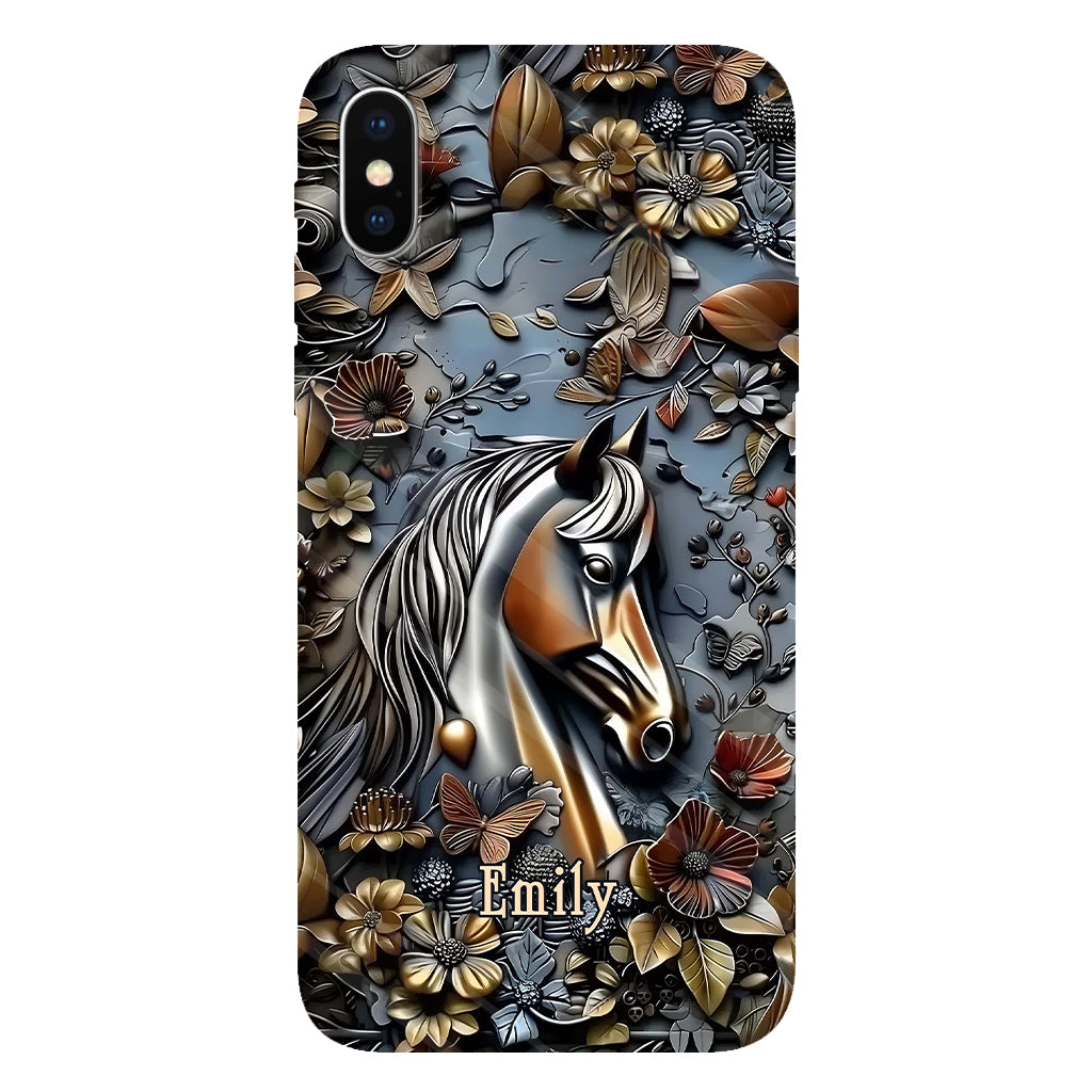 Personalized Stunning Horse Full Print Phone Case