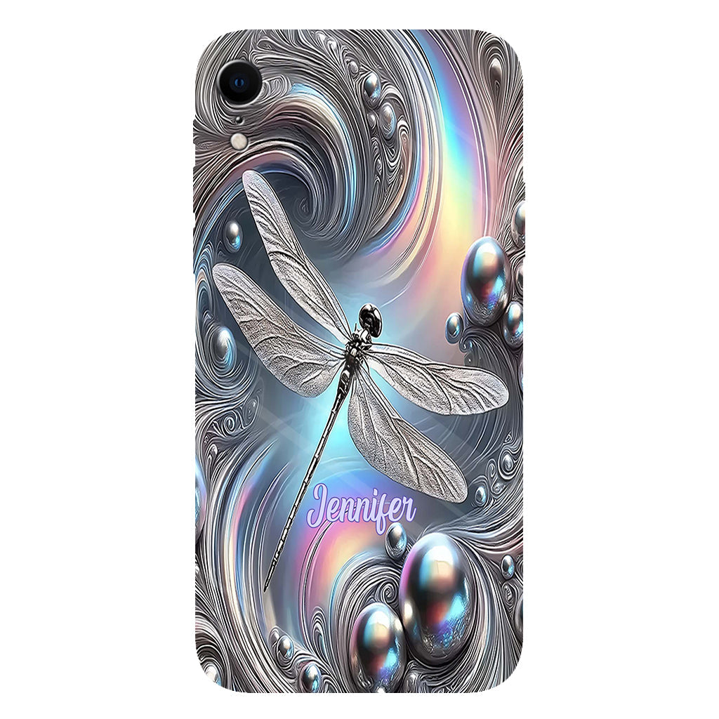 Beautiful 3D Dragonfly - Personalized Dragonfly Full Print Phone Case