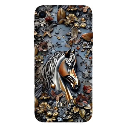 Personalized Stunning Horse Full Print Phone Case