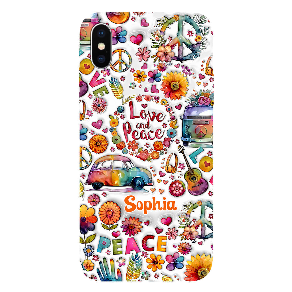 Personalized Hippie Soul Full Print Phone Case