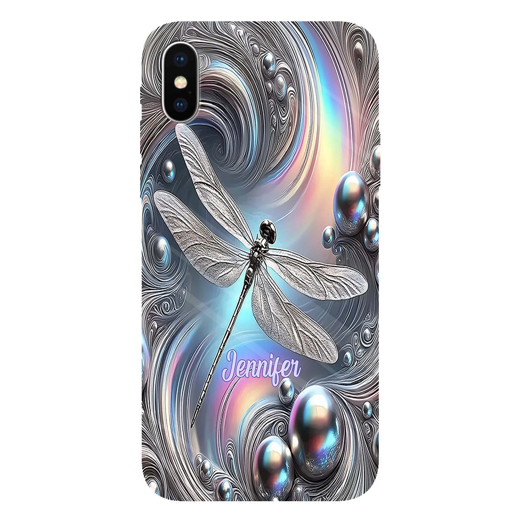 Beautiful 3D Dragonfly - Personalized Dragonfly Full Print Phone Case