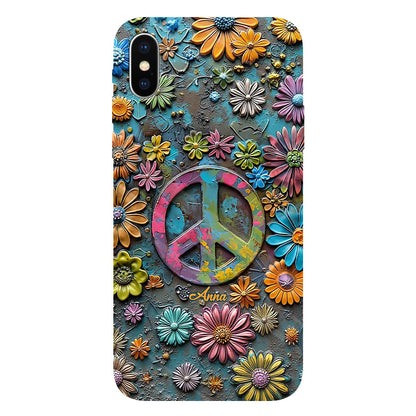 Hippie Vibes - Personalized Hippie Full Print Phone Case