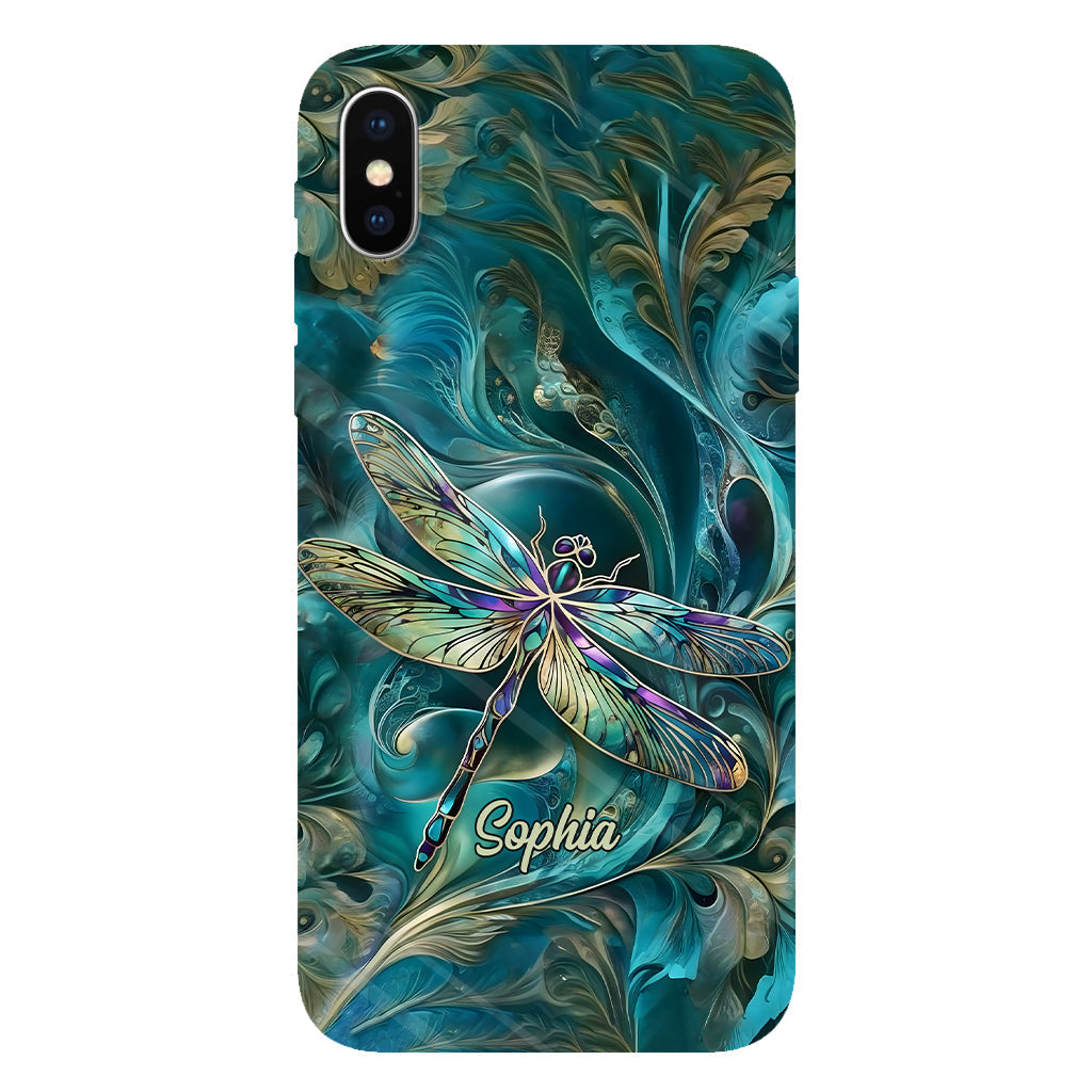 Personalized Beautiful Dragonfly Full Print Phone Case