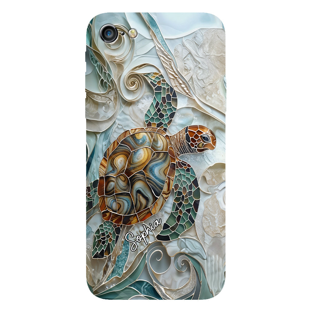 Personalized Turtle Full Print Phone Case