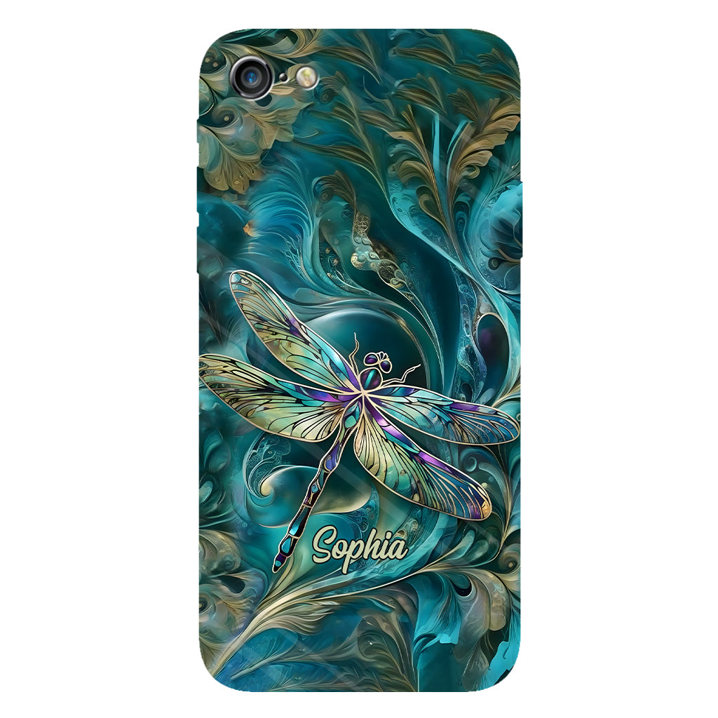 Personalized Beautiful Dragonfly Full Print Phone Case