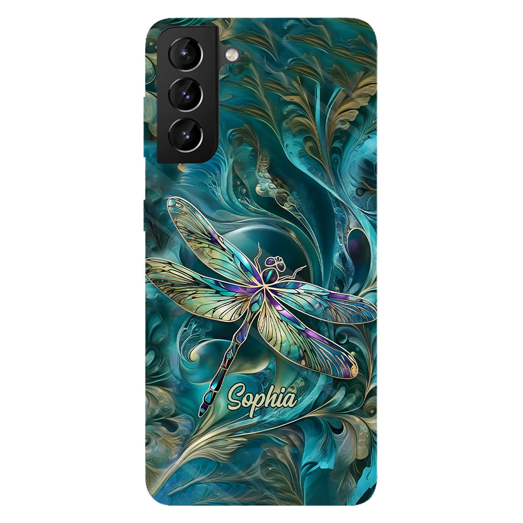 Personalized Beautiful Dragonfly Full Print Phone Case