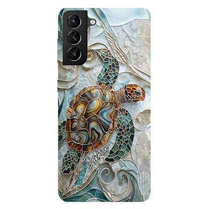 Personalized Turtle Full Print Phone Case