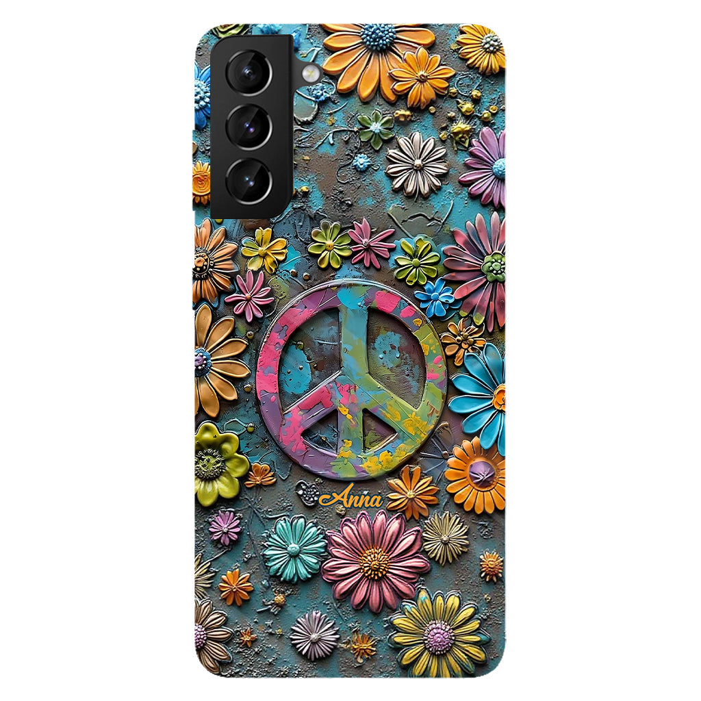 Hippie Vibes - Personalized Hippie Full Print Phone Case