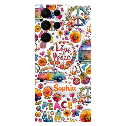 Personalized Hippie Soul Full Print Phone Case