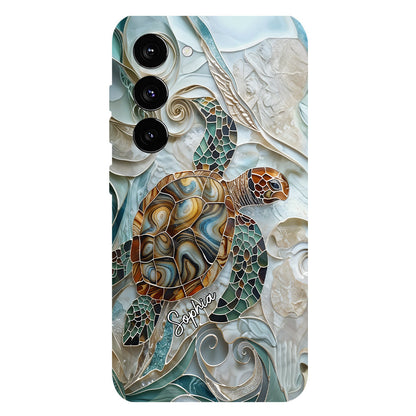 Personalized Turtle Full Print Phone Case