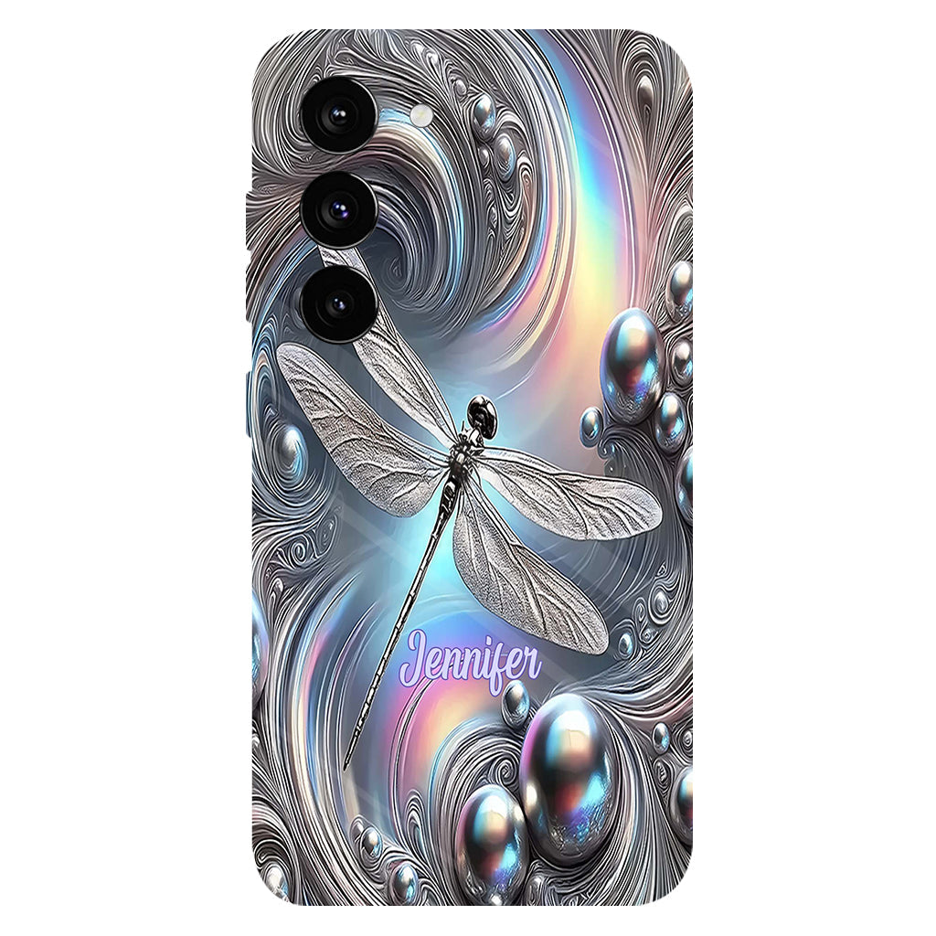 Beautiful 3D Dragonfly - Personalized Dragonfly Full Print Phone Case