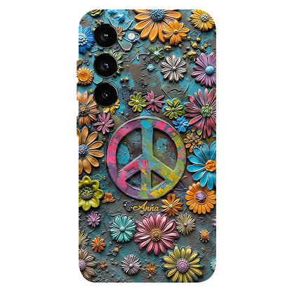 Hippie Vibes - Personalized Hippie Full Print Phone Case