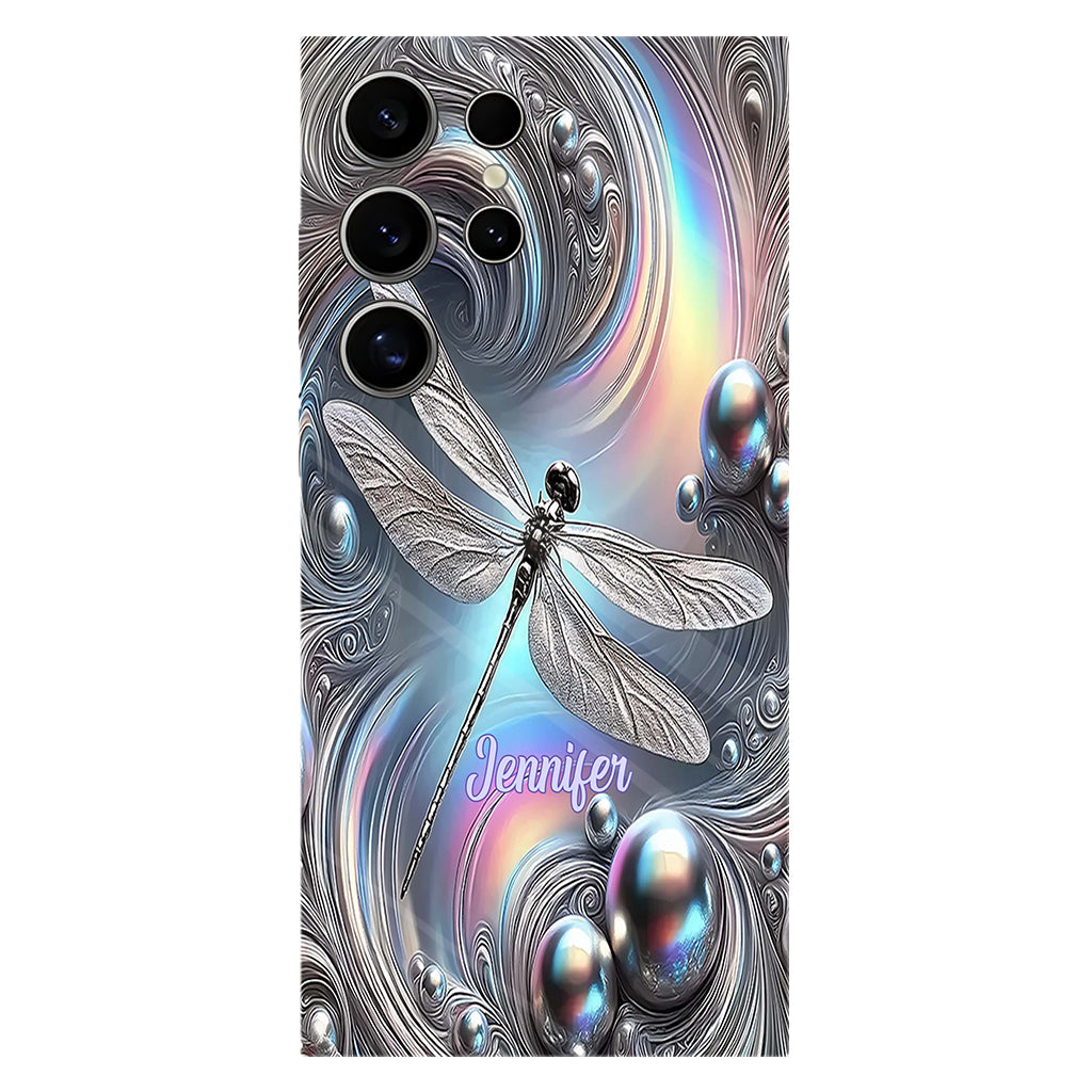 Beautiful 3D Dragonfly - Personalized Dragonfly Full Print Phone Case