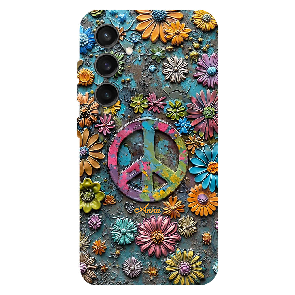 Hippie Vibes - Personalized Hippie Full Print Phone Case