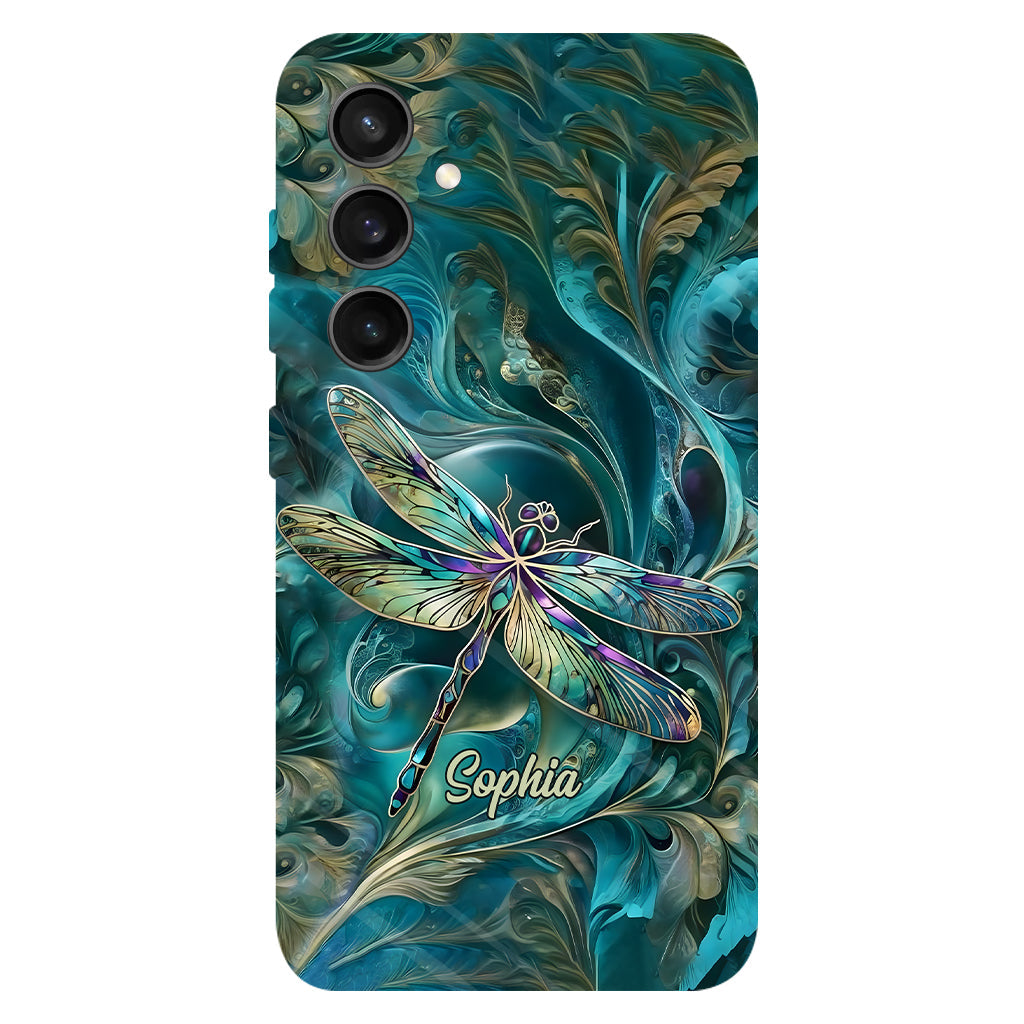 Personalized Beautiful Dragonfly Full Print Phone Case