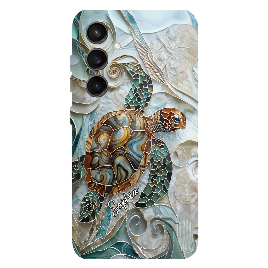 Personalized Turtle Full Print Phone Case