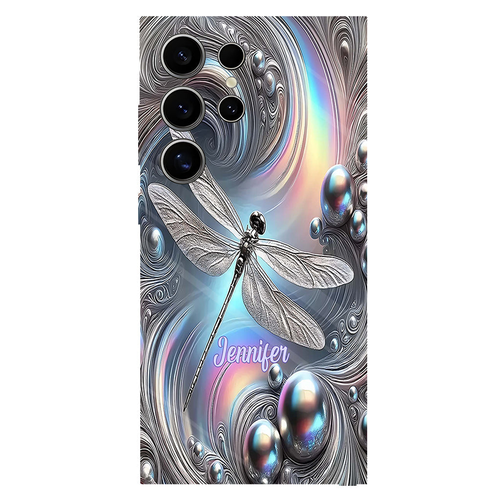 Beautiful 3D Dragonfly - Personalized Dragonfly Full Print Phone Case