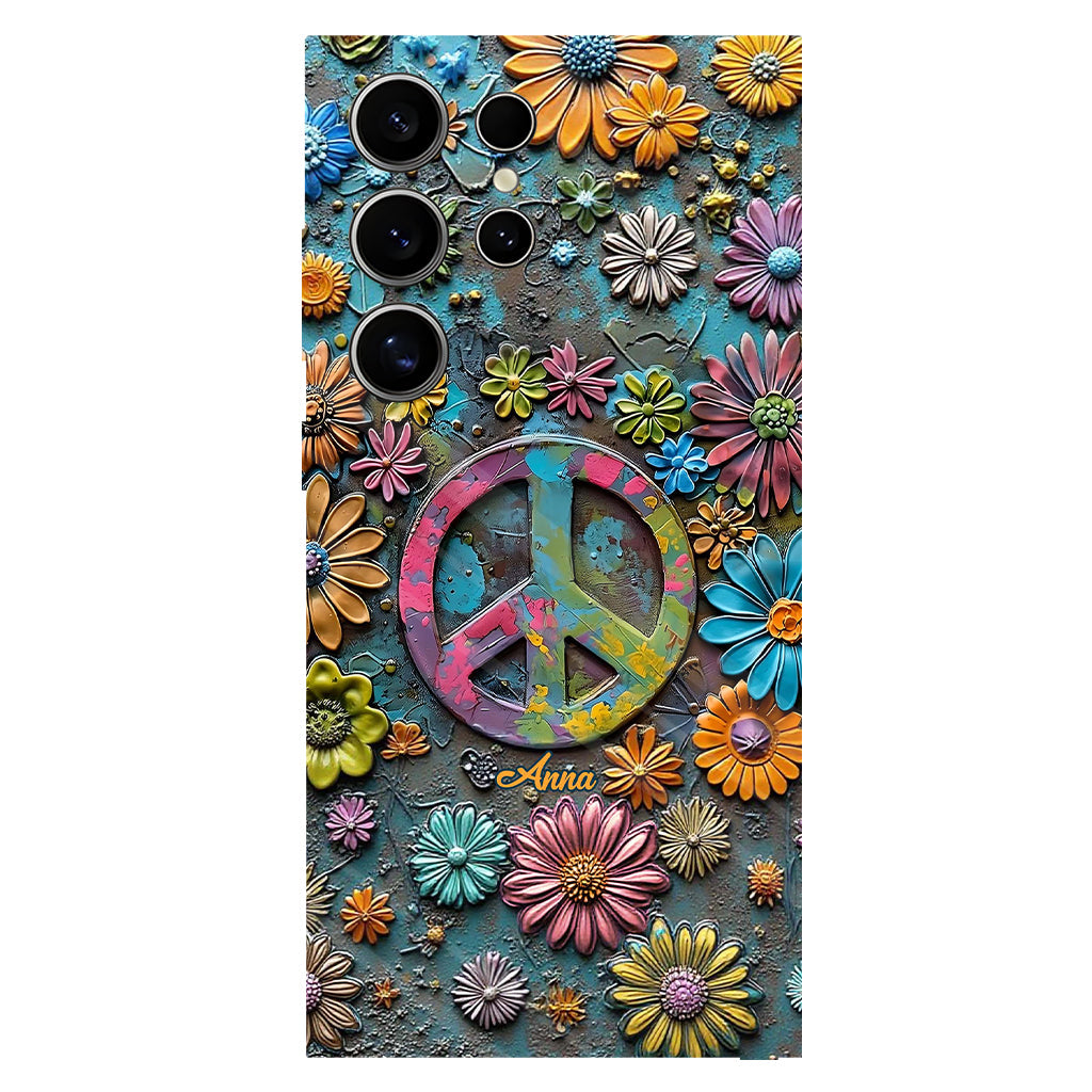 Hippie Vibes - Personalized Hippie Full Print Phone Case