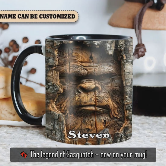 Sasquatch Personalized Accent Mug