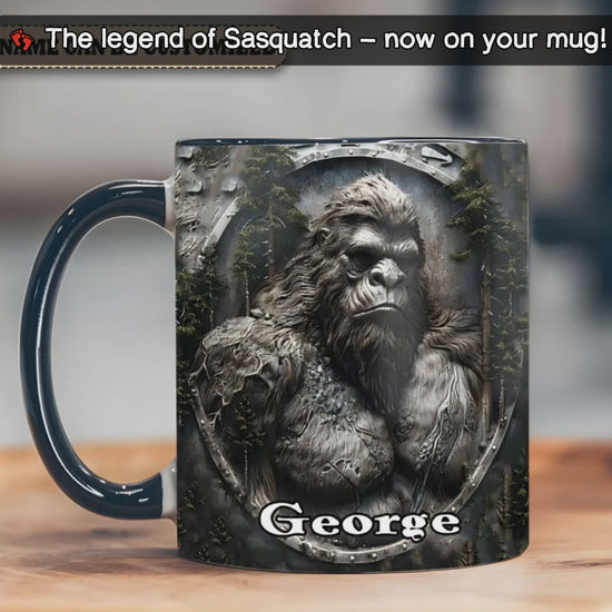 Personalized Sasquatch Accent Mug