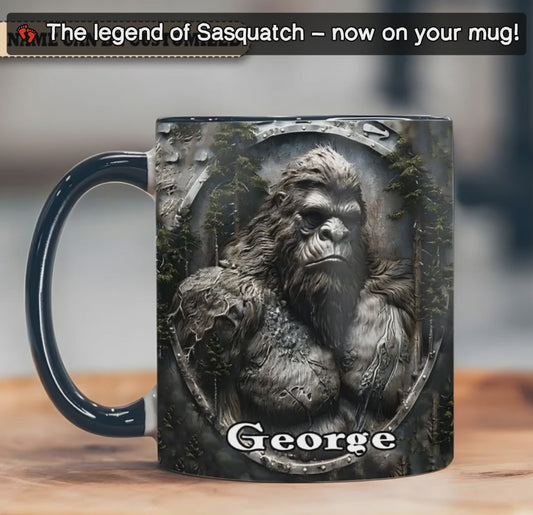 Personalized Sasquatch Accent Mug