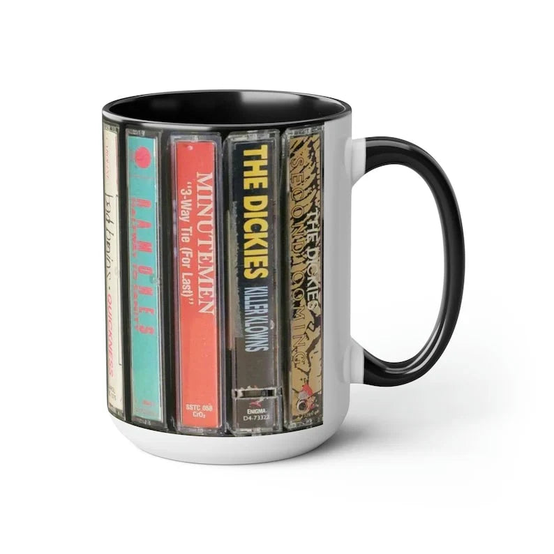 Classic Punk Cassette Bad Religion Accent Mug