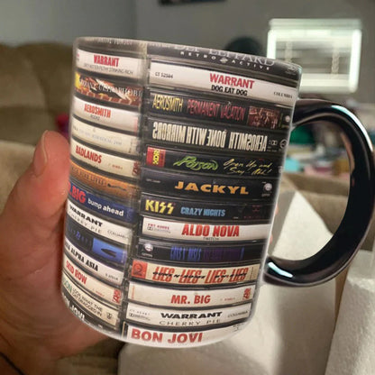 Heavy Metal Kings Classic Tapes Rock Accent Coffee Mugs