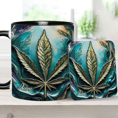 Hippie Psychedelic - Personalized Weed Accent Mug