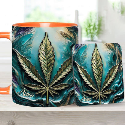 Hippie Psychedelic - Personalized Weed Accent Mug