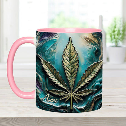 Hippie Psychedelic - Personalized Weed Accent Mug