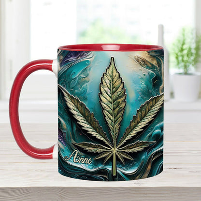 Hippie Psychedelic - Personalized Weed Accent Mug