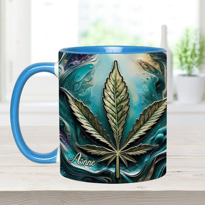 Hippie Psychedelic - Personalized Weed Accent Mug