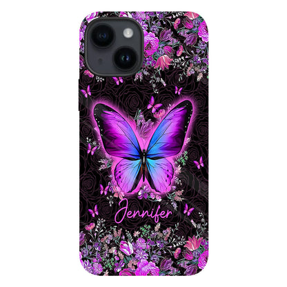 Butterflies - Personalized Butterfly Full Print Phone Case