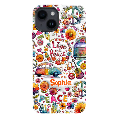 Personalized Hippie Soul Full Print Phone Case