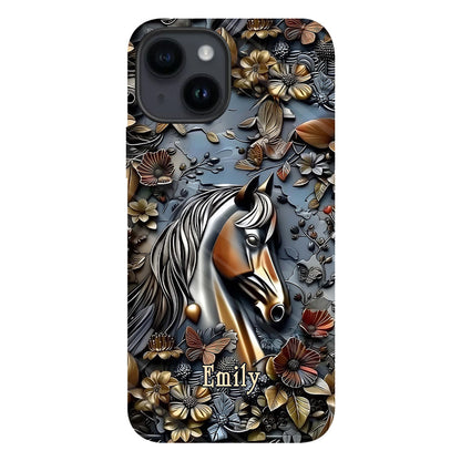 Personalized Stunning Horse Full Print Phone Case