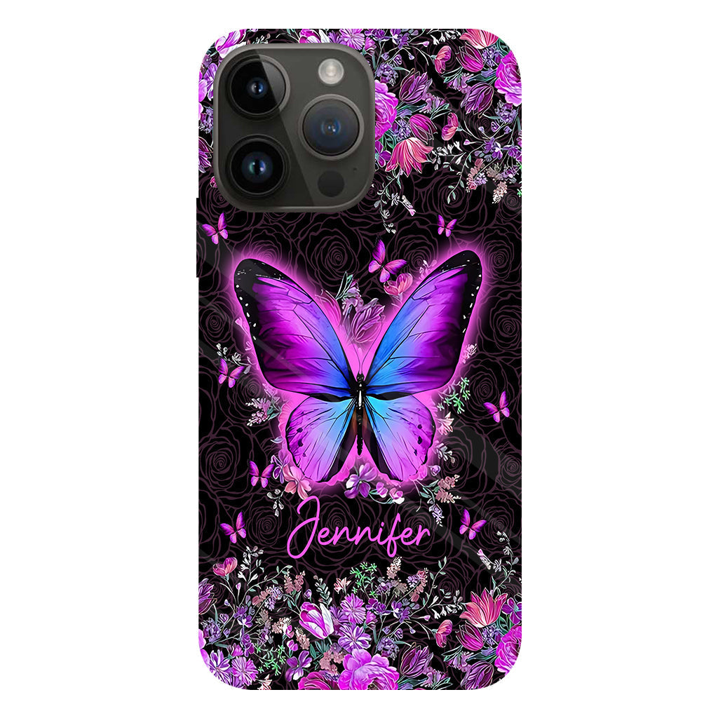 Butterflies - Personalized Butterfly Full Print Phone Case