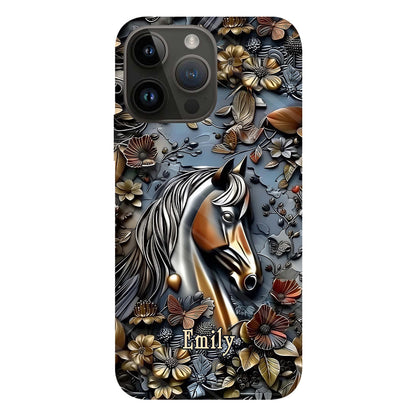 Personalized Stunning Horse Full Print Phone Case