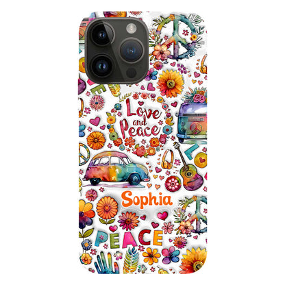 Personalized Hippie Soul Full Print Phone Case