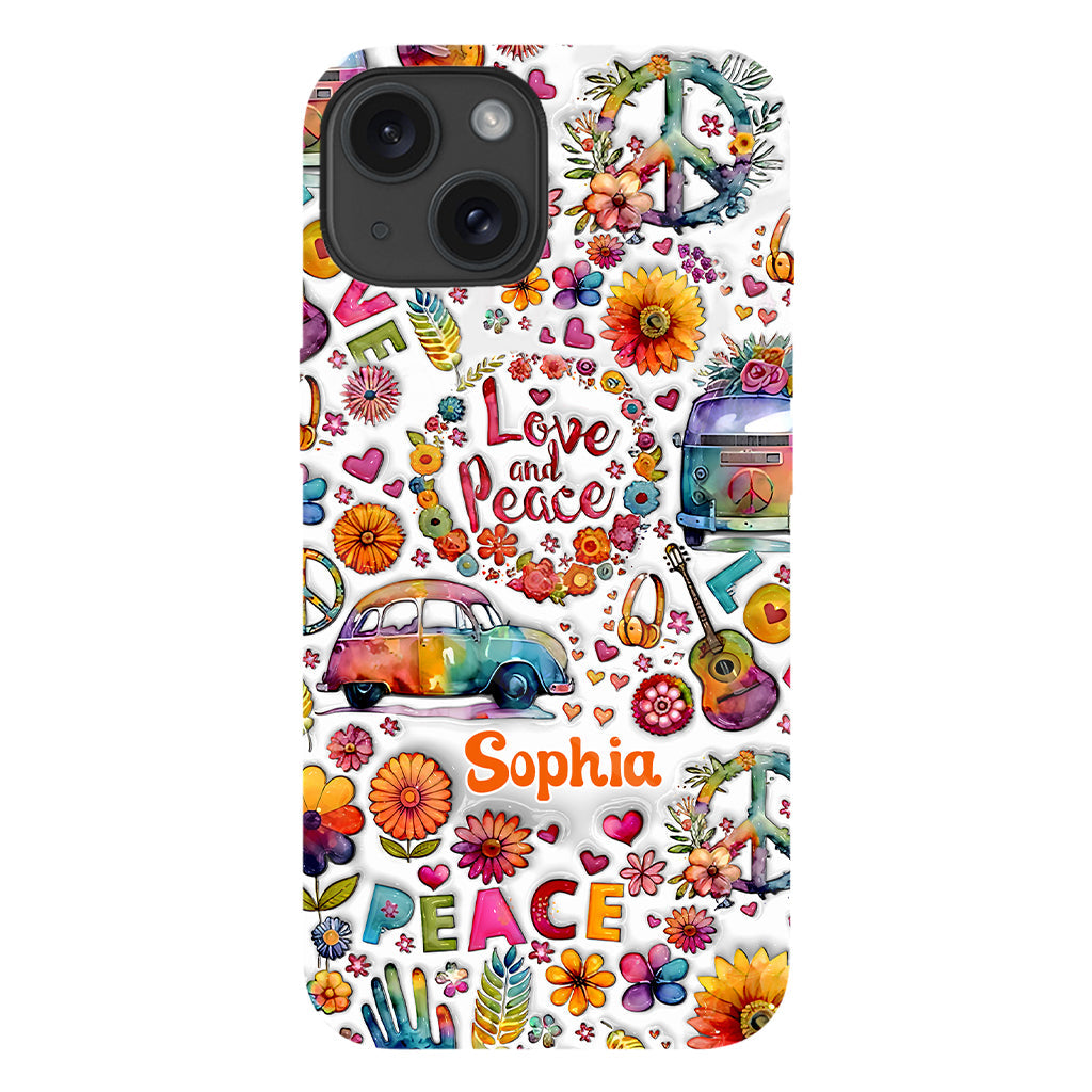 Personalized Hippie Soul Full Print Phone Case