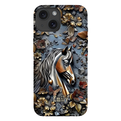 Personalized Stunning Horse Full Print Phone Case