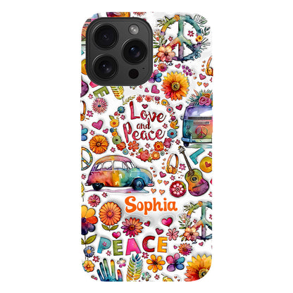 Personalized Hippie Soul Full Print Phone Case