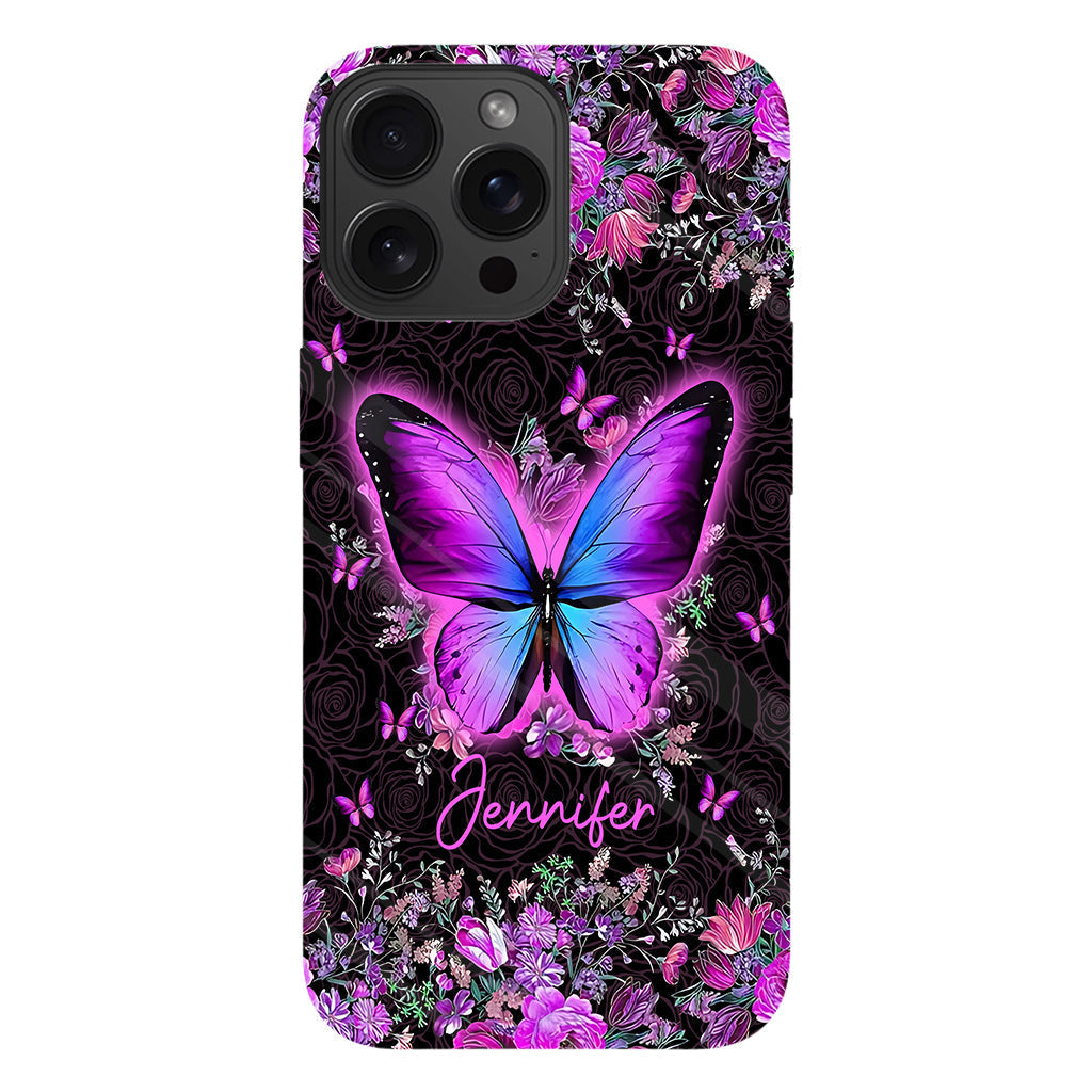 Butterflies - Personalized Butterfly Full Print Phone Case