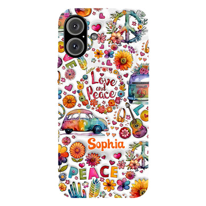 Personalized Hippie Soul Full Print Phone Case