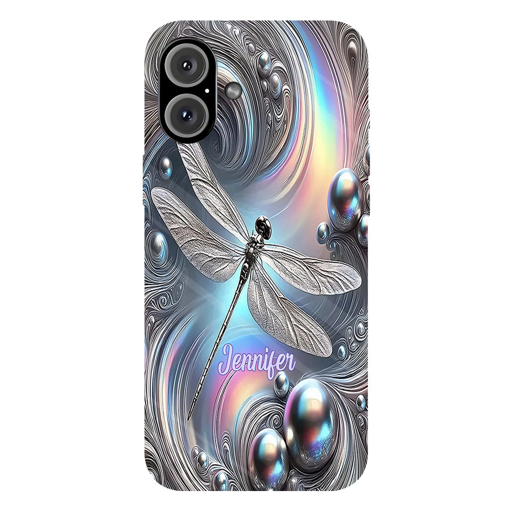 Beautiful 3D Dragonfly - Personalized Dragonfly Full Print Phone Case